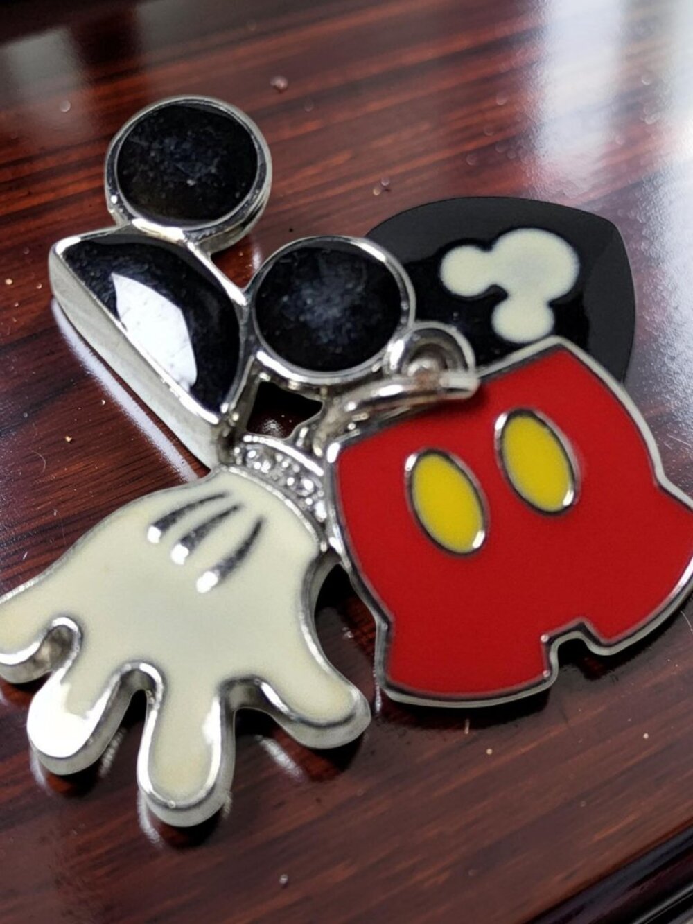 vintage rare deconstructed popular mouse charm/pendant.
